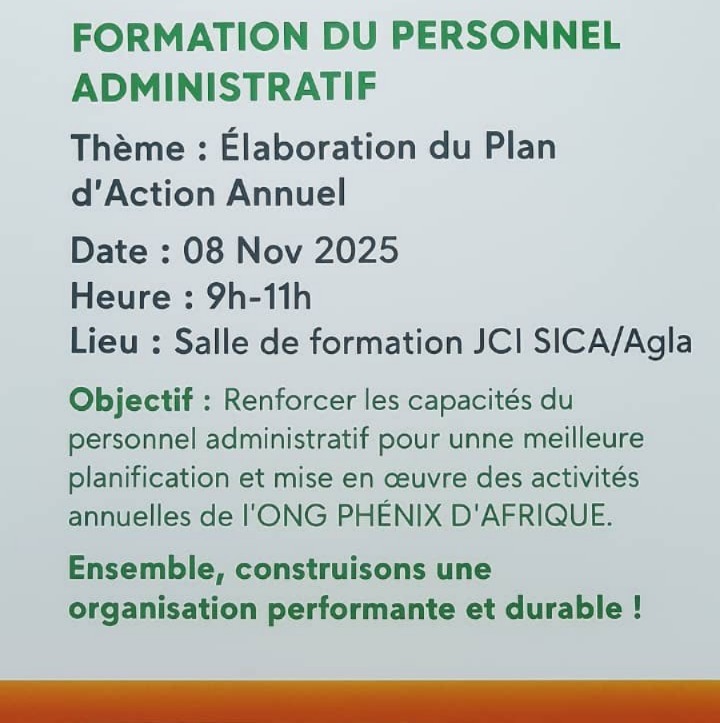 Formation du personnel