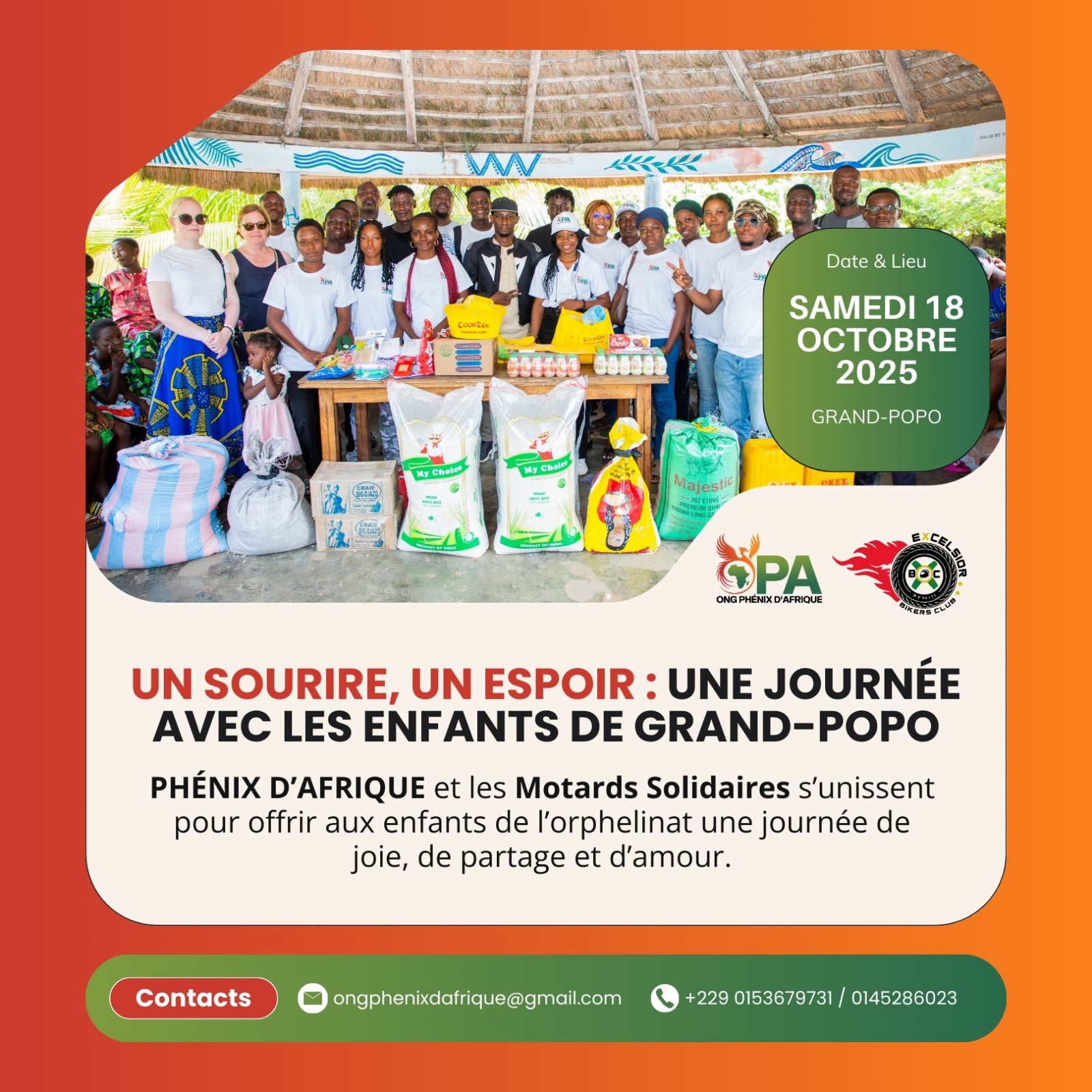 Une journée avec les enfants à Grand-Popo